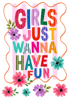 Bügelbild Wanna Fun